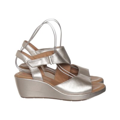 Unstructured by Clarks, Keilschuhe, Größe: 41, Silber, Damen, 6 #XMM