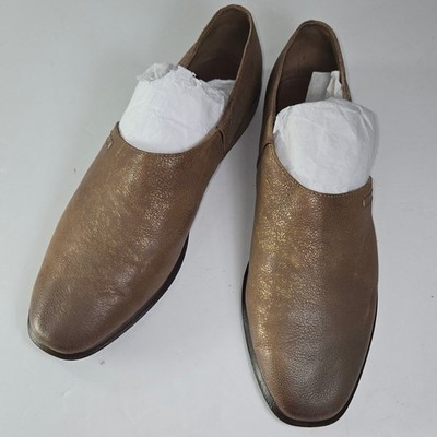 OTBT Womens Coyote Flats Loafers D'Orsay Bronze Brown Leather Size 8.5M