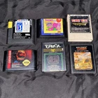 Lot of 6 Vintage Games Atari Sega Genesis Donkey Kong Mortal Kombat Tested