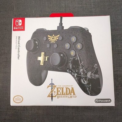 PowerA 1503256 Wired Nintendo Switch Controller: Zelda Breath Of The Wild