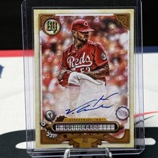 Vladimir Gutierrez 2022 Topps Gypsy Queen AUTO Cincinnati Reds