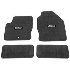 Floor Mats Fit For 00-07 Ford Focus Sedan Gray Nylon Car Carpet 4pcs W Racing Floor Mats Fit For 00-07 Ford Focus Sedan Gray Nylon Car Carpet 4pcs W Racing