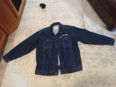 ECKO UNLIMITED CO. MARC ECKO DENIM DUNGAREE JACKET SZ 2X NEW NO TAGS