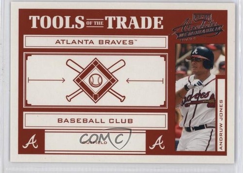 2004 Playoff Absolute Memorabilia Tools of the Trade Red /200 Andruw Jones