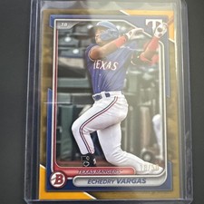 Echedry Vargas 2024 Bowman Gold /50 Texas Rangers