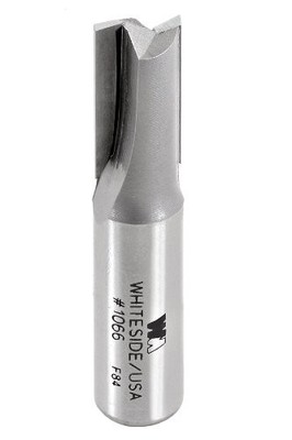 Whiteside Router Bits 1066 Straight Bit with 1/2'' Cutting Diameter and 1'' Length