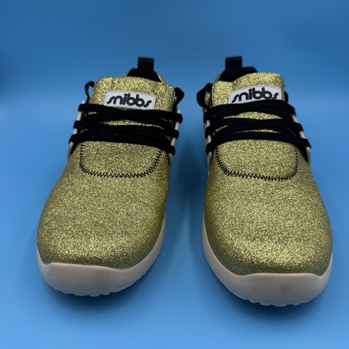 Snibbs Gold Glitter Shoes 11 11.5 Men’s Halloween Costume Running Walking Shoe