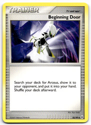 Beginning Door 82/99 Platinum Arceus Uncommon Trainer