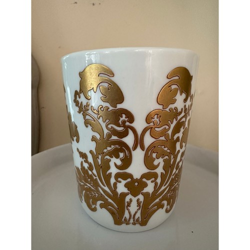 Vintage Gold Gilded Floral China embossed ornate cup 