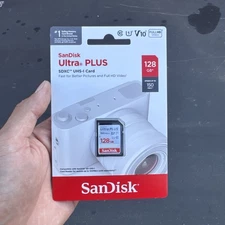 SanDisk Ultra Plus 128GB UHS-I U3 SDXC 200MB/s 4K Memory Card SDSDXXD-128G