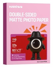 110 Sheets 8.5x11 Inch DoubleSided Matte Inkjet Printer Photo Paper 140GSM