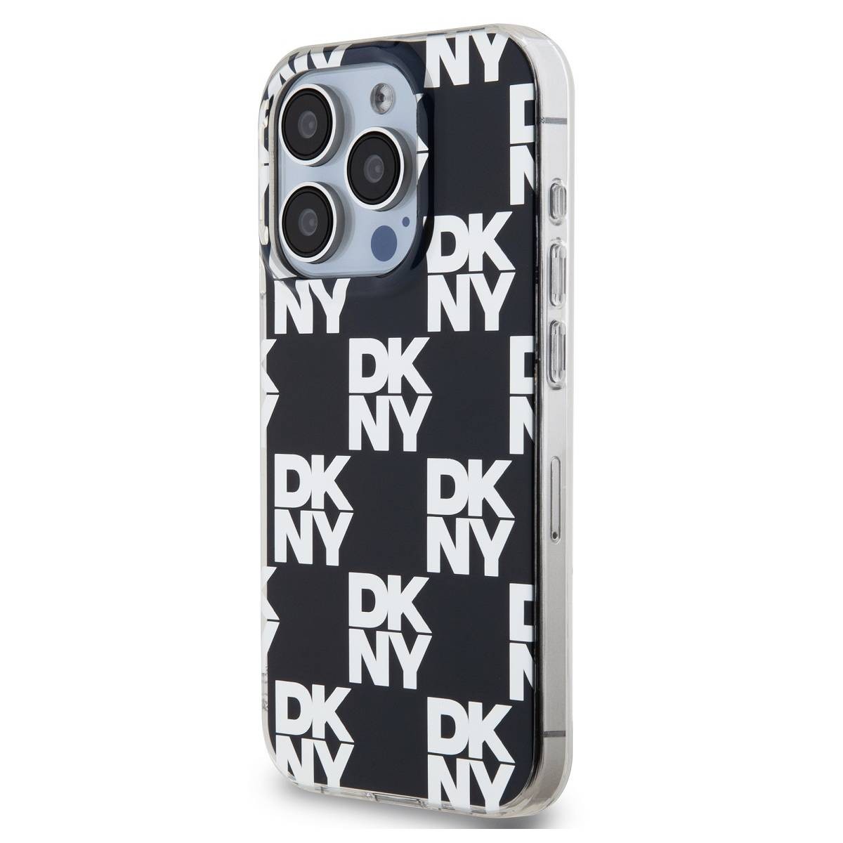 Coque iPhone 14 Pro Max DKNY antichoc noire fine géométrique