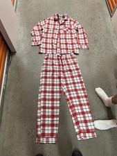 Wonderland Red Striped Pajamas Great Condition Size Medium Pants And Top Both