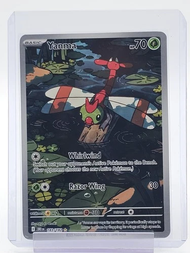 YANMA 2025 POKEMON DESTINED RIVALS ILLUSTRATION RARE #183/182 Q4339