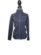 Marmot Fleece Jacket Womens Black Full Zip Polartec Ordesa Size Small