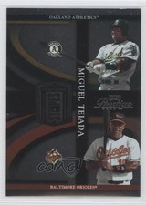 2005 Playoff Prestige Changing Stripes Foil 21/100 Miguel Tejada #C-14 0b0