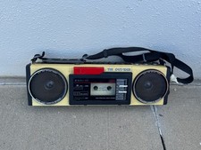 Vintage Sanyo M-GT7A The Outsider Boombox Stereo Cassette Deck Player