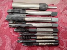 Lathe Cutting Tools x8, Plus, 1 Tap Guide Knurled Body Tool, Job Lot