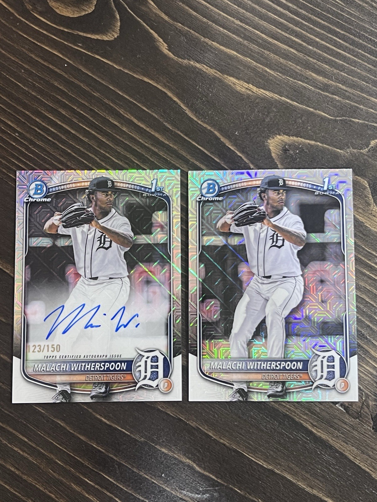 Malachi Witherspoon 2025 Bowman Draft 1st Chrome Prospect Auto HTA /150 #CPA-MW