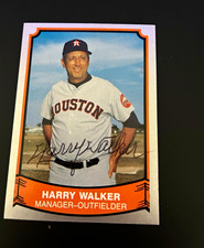 Pacific 1989 Baseball Legends 2nd Series Harry Walker #190 Astros Auto Signed