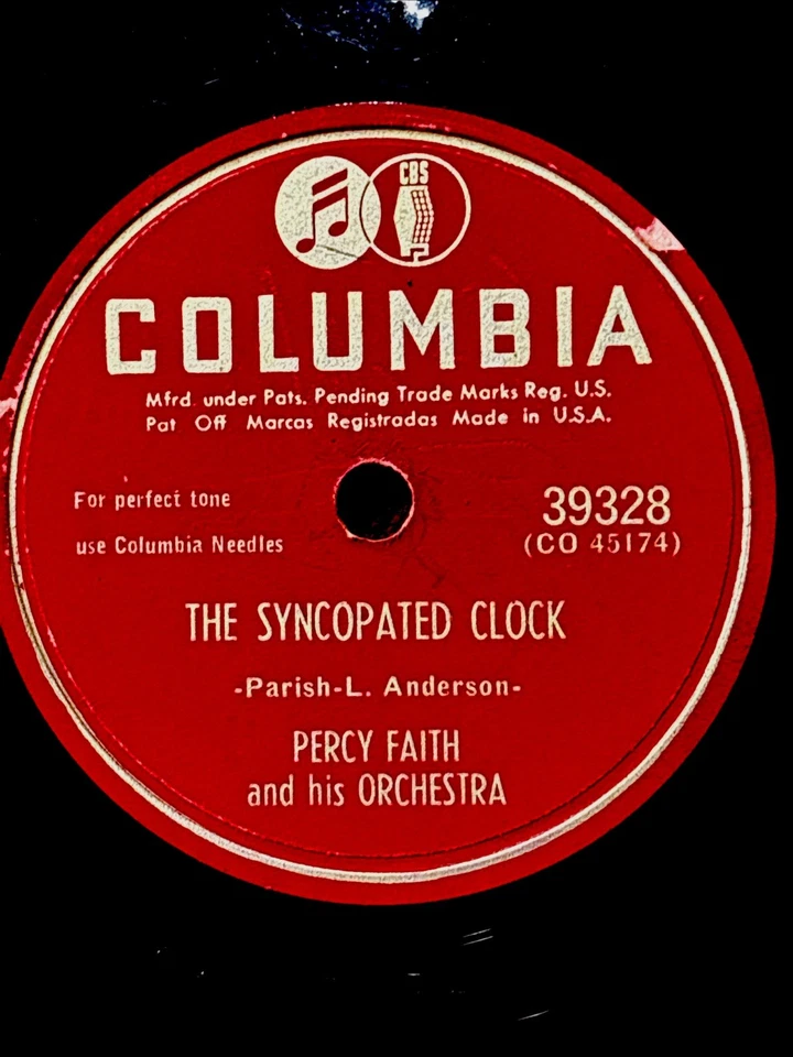 Percy Faith 78rpm Single 10-inch Columbia #39328 On Top of Old Smoky VG+ Foto 4 de 4
