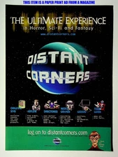 Distant Corners Horror Sci-Fi Fantasy 2000 Trade Print Magazine Ad Poster ADVERT