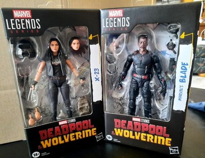 LOT of 2 Marvel Legends Deadpool & Wolverine Movie X-23 Blade NEW Action Figures
