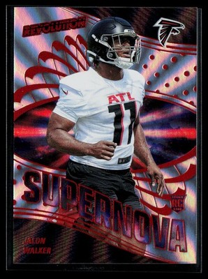2025 Panini Revolution #24 Jalon Walker Supernova Sunburst #/18