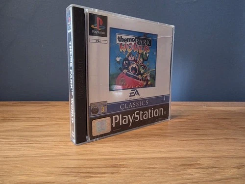 Theme Park World  Classics Edition (Sony PlayStation 1, 2001) With Manual