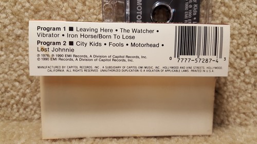 Vintage 1990 Cassette Tape The Best Of Motorhead Play It Loud! EMI Records - Picture 3 of 6