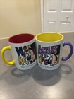 Set Of 2 Walt Disney World Large mug Thailand 1985 Mickey And Minnie  — photo 2