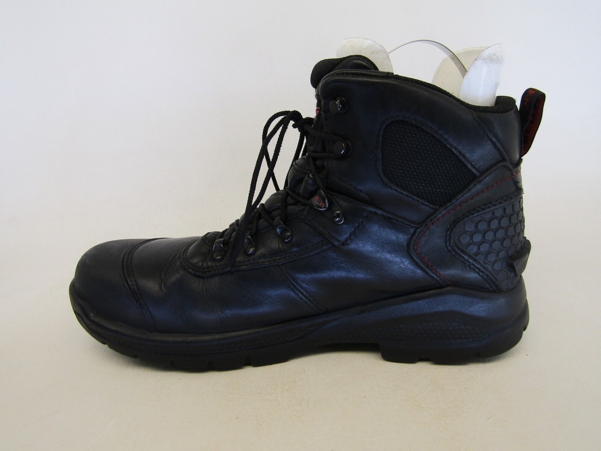 Red Wing 4423 Mens Size 12 D Black Leather Composite Toe Laces Ankle Work Boots Red Wing 4423 Mens Size 12 D Black Leather Composite Toe  main image 2
