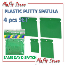 PLASTIC PUTTY SPATULA SET SMALL LARGE Knife Scraper Crack Filler Plaster Drywall