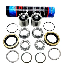1.98 UFP Vault Kit w/Bearings Cap Grease fits 3700# Trailer Axle 1.68" x 2.56"