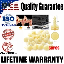 50X 20/25/8mm Bumper Clips Auto Car Hole Plastic Rivets Fastener Fender Push Pin