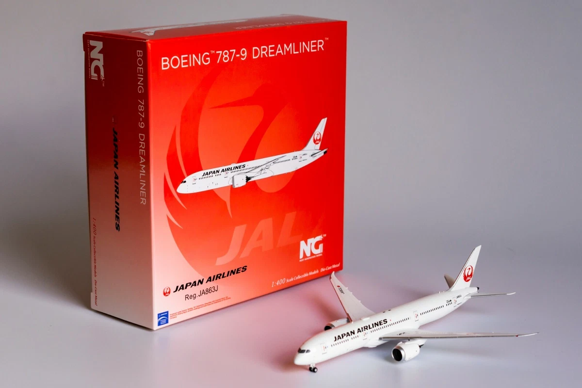 1:400 NG Model JAPAN AIRLINES BOEING 787-9 Passenger Airplane Diecast Model