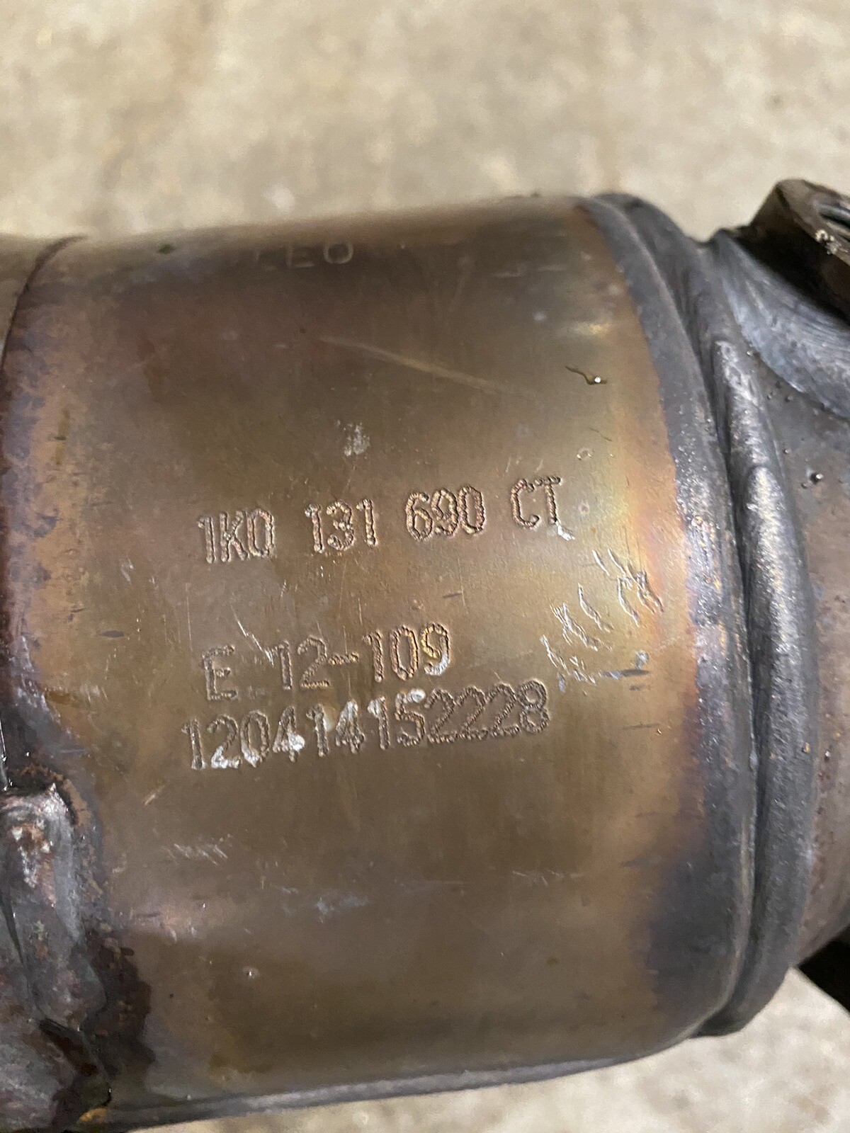 Audi A3 8P VW Golf Catalytic Converters 2.0 TFSI 1K0131690ct eBay