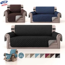 1/2/3Seater Recliner Chair Covers Couch Slipcover Armchair Lounge Sofa Protector