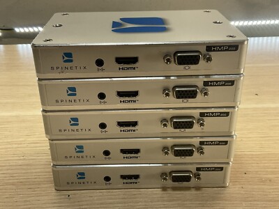 SpinetiX HMP200 Hyper Media Digital Signage Player /LOT OF 5 /PREOWNED/JUA2067