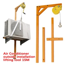 Air Conditioner Outside Installation Lifting Tool Crane Assembly Tool +15M Rope
