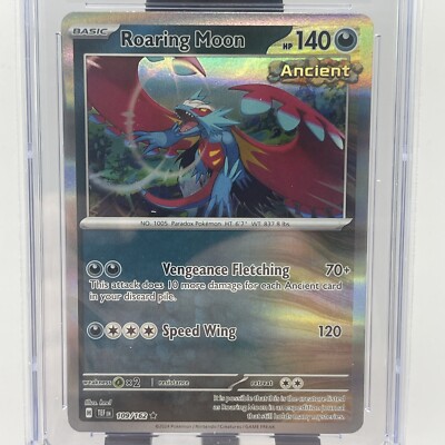 PSA 10 Roaring Moon 109/162 Holo Salamence Temporal Forces TEF EN