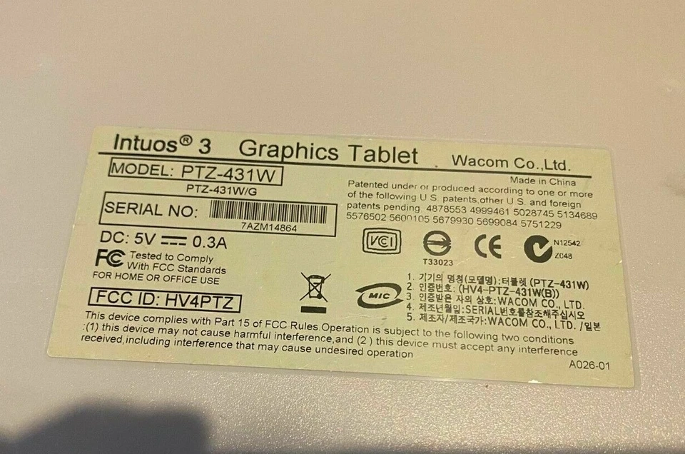 Wacom Intuos3 4x6 Professional Pen, Mouse,Tablet Box PTZ-431W Adobe PhotoShop - Image 3 of 3