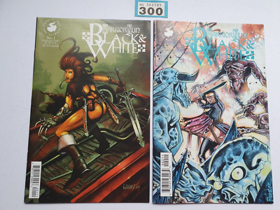 WARRIOR NUN BLACK & WHITE 1-2  1997 ANTARCTIC PRESS VNC