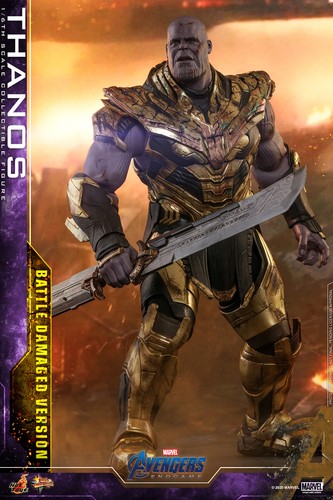 Hot Toys 1/6 Scale Avengers Endgame Thanos MMS529 Double Bladed Sword - Picture 3 of 9