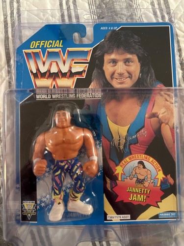 Hasbro Series 10 Marty Jannetty WWF Wrestling Figu...