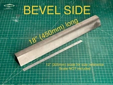 Precision Machinist Straight Edge, Prism straightedge, Cast iron, 55 deg Bevel