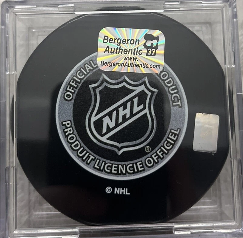 Patrice Bergeron - Autografiado 2015 All Star Game Oficial NHL Game Puck Foto 2 de 2