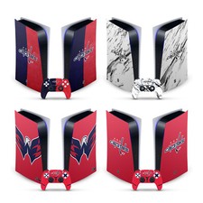 OFFICIAL NHL WASHINGTON CAPITALS VINYL SKIN FOR SONY PS5 DIGITAL EDITION BUNDLE