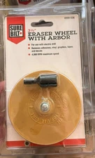 Sure Bilt 4999-036 Eraser Wheel with Arbor 3 1/2 inch ^