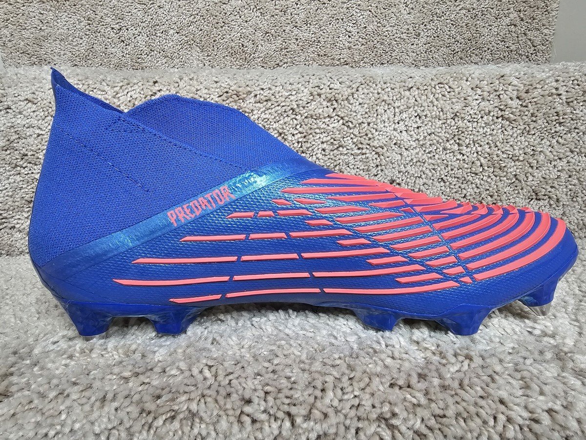 Adidas Predator Edge+ SG Soft Ground Soccer Cleat Boots Hi Blue